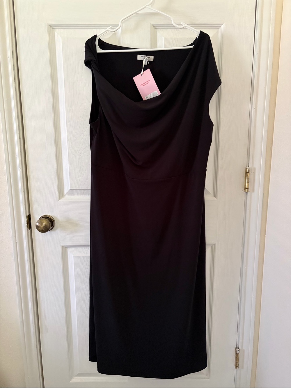 Old Navy Black Dress with Side Twist Detail